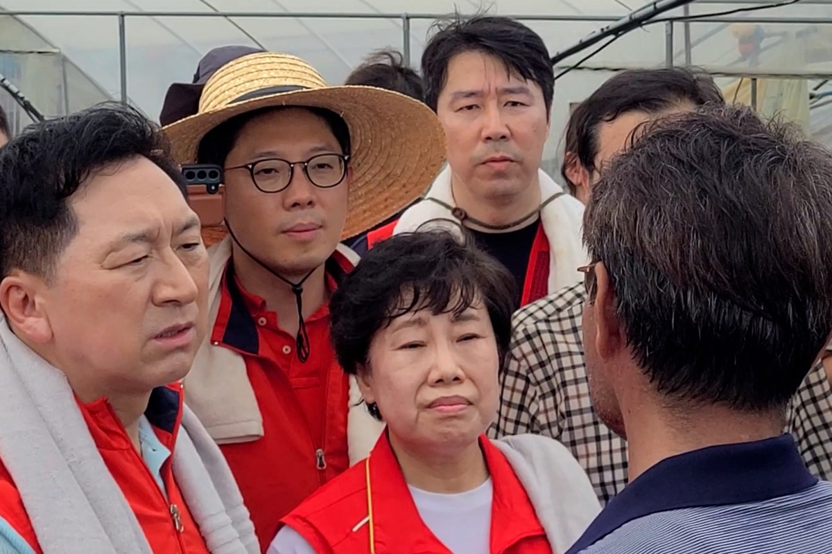 수해 피해 현장 방문